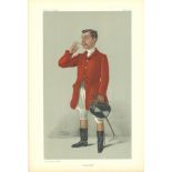 A Hard Rider. Subject Arthur James. 26/5/1904. These prints were issued by the Vanity Fair