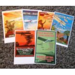 Dalkeith post card collection Classic poster series set of six no 4 Early Aviation Meetings no P19