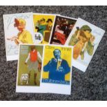 Dalkeith post card collection Classic poster series set of six no 6 Ludwig Hohlwein no P31 to P36.