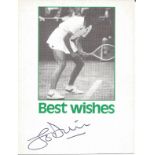Jo Durie signed 4x3 black and white photo. Good Condition. All autographs are genuine hand signed