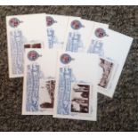 Somerset and Dorset Railway post card collection set of six Dalkeith 1000 set limited edition only