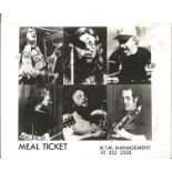 Meal Ticket signed 10x8 black and white montage photo. Good Condition. All autographs are genuine