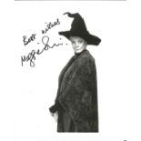 Maggie Smith signed 10x8 black and white photo. Good Condition. All autographs are genuine hand