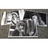 Dr Who collection 3 12x8 black and white original TV stills picturing Tom Baker in the 1978