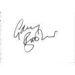 Gary Brooker signed large album page. Good Condition. All autographs are genuine hand signed and