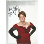 Wendi Peters Actress Signed 8x10 Photo . Good Condition. All autographs are genuine hand signed