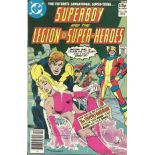 DC Comic Superboy and the Legion of Super Heroes No 258 Dec signed on the cover by Dick Giordano.