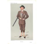 Rufford Abbey. Subject Lord Savile. 15/4/1908. These prints were issued by the Vanity Fair