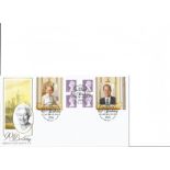 90th Birthday Queen Elizabeth II unsigned FDC cover No BC540PSB. Date stamp Aumer Kings Lynn 9th