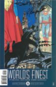 DC Comic Batman and Superman World's Finest Book Two Second Year May 99 signed by artists Dave