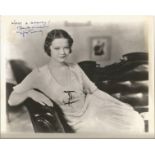 Sylvia Sidney signed 10x8 black and white photo. August 8, 1910 - July 1, 1999) was an American