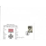 John Cruickshank VC signed 150th Anniversary Institution of the Victoria Cross FDC. The Crimean