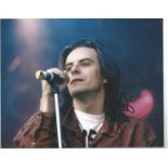 Ricky Ross Deacon Blue Singer Signed 8x10 Photo . Good Condition. All autographs are genuine hand
