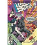 DC Comic Legion of Super Heroes signed on the cover by Len Wein, Dick Giordano and Steve Dikto. Good