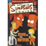 Simpsons Comic Sins of the Brothers #71 signed on the cover by creator Matt Groening. Good