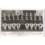 South African cricket team 1947 UNSIGNED photo. Good Condition. All autographs are genuine hand