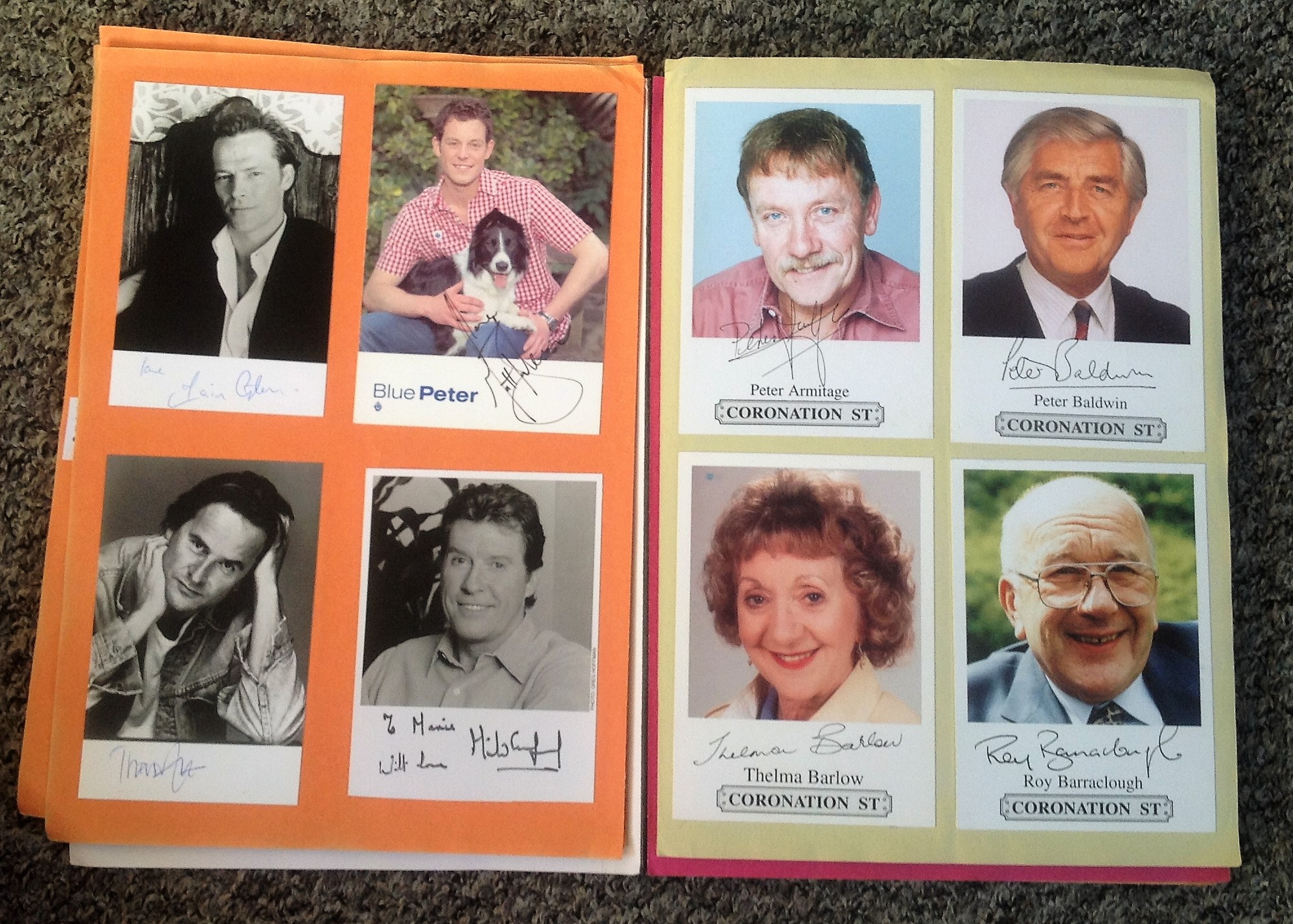 Assorted signature collection in scrapbook. Various names included amongst them are Don Estelle 10x8 - Image 3 of 7