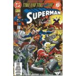 DC Comic Superman Time and Time Again Phase Six 55 May 91 signed on the cover by Jerry Ordway.
