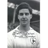 Maurice Norman signed 12x8 black and white photo pictured in Tottenham Hotspur kit. Good