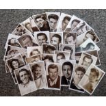 Picturegoer postcard collection. 33 cards included. Amongst them are Nelson Eddy, Dennis Morgan,