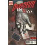 Marvel Comic Daredevil End of Days 4 of 8 signed on the cover by creator Stan Lee. Good Condition.