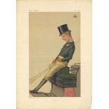 Charlie. Subject Lord Carrington. 7/2/1874. These prints were issued by the Vanity Fair magazine
