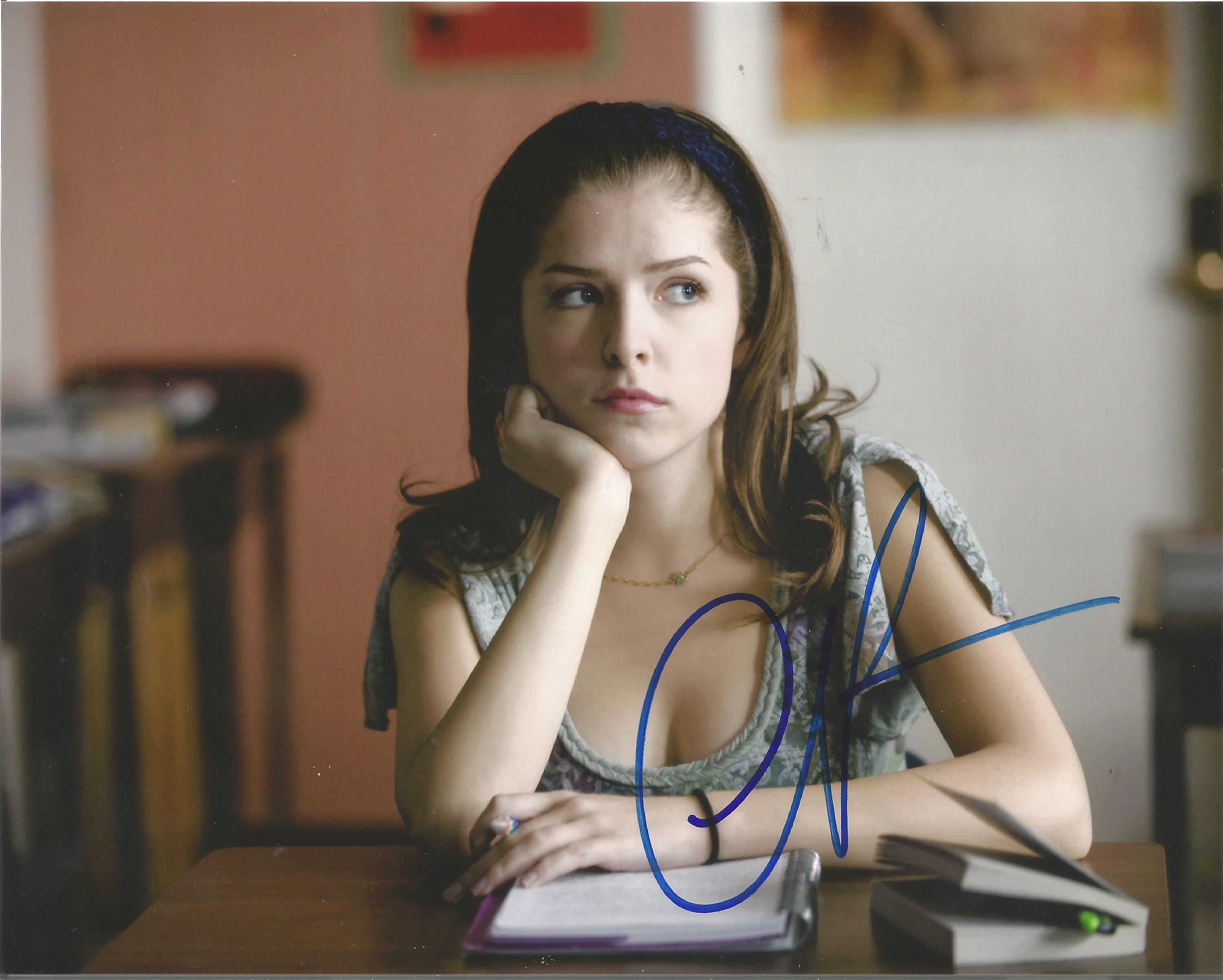 Anna Kendrick signed 10x8 colour photo. Good Condition. All autographs are genuine hand signed and