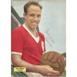 Ronnie Moran signed 10x8 colour magazine photo pictured during his playing days with Liverpool. Good