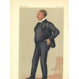 The Cape. Subject Cecil Rhodes. 28/3/1891. These prints were issued by the Vanity Fair magazine