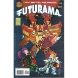 Futurama comic I Can't Believe it's not Animated #15 signed on the cover by creator Matt Groening