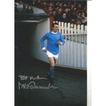 Mike Summerbee Manchester City Signed 12 x 8 inch football photo. Supplied from stock of www.