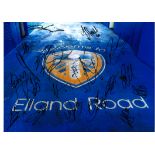 Leeds multi Leeds United Signed 16 x 12 inch football photo. Supplied from stock of www.