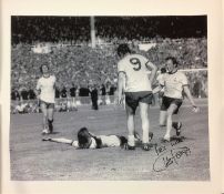 Charlie George canvas Arsenal Signed 27 X23 inch football canvas. Supplied from stock of www.