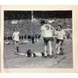 Charlie George canvas Arsenal Signed 27 X23 inch football canvas. Supplied from stock of www.