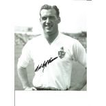 Nat Lofthouse Bolton Signed 10 x 8 inch football photo. Supplied from stock of www.sportsignings.