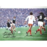 Archie Gemmill Scotland Signed 12 x 8 inch football photo. Supplied from stock of www.