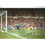 Norman Whiteside Man United Signed 10 x 8 inch football photo. Supplied from stock of www.