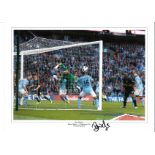 Ben Watson Wigan Signed 16 x 12 inch football photo. Supplied from stock of www.sportsignings.co.