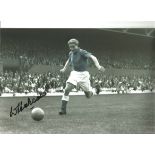 Dave Hickson Everton Signed 12 x 8 inch football photo. Supplied from stock of www.sportsignings.