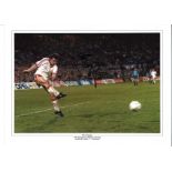 Mark Hughes collage Rotterdam Man United Signed 16 x 12 inch football photo. Supplied from stock