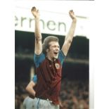 Andy Gray Aston Villa Signed 12 x 8 inch football photo. Supplied from stock of www.sportsignings.