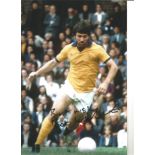 Bob Latchford Everton Signed 12 x 8 inch football photo. Supplied from stock of www.sportsignings.