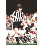 Malcolm Mcdonald Newcastle Signed 12 x 8 inch football photo. Supplied from stock of www.