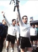 Dave Mackay Tottenham Signed 16 x 12 inch football photo. Supplied from stock of www.sportsignings.