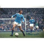 Manchester City Mike Summerbee Signed 12 x 8 inch football photo. Supplied from stock of www.