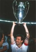AC Milan Franco Baresi Signed 12 x 8 inch football photo. Supplied from stock of www.sportsignings.