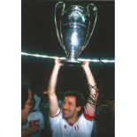 AC Milan Franco Baresi Signed 12 x 8 inch football photo. Supplied from stock of www.sportsignings.