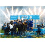 Claudio Ranieri Leicester City Signed 16 x 12 inch football photo. Supplied from stock of www.