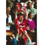 Mark Wright Liverpool Signed 12 x 8 inch football photo. Supplied from stock of www.sportsignings.