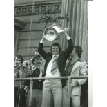 John Toshack Liverpool Signed 12x 8 inch football black and white photo. Supplied from stock of